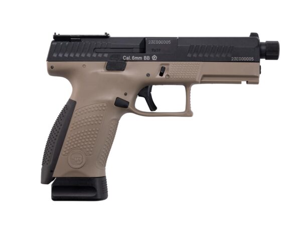 PISTOLET 6MM CZ P10C OR-OT CO2 BLOWBACK NOIR ET TAN – Image 2