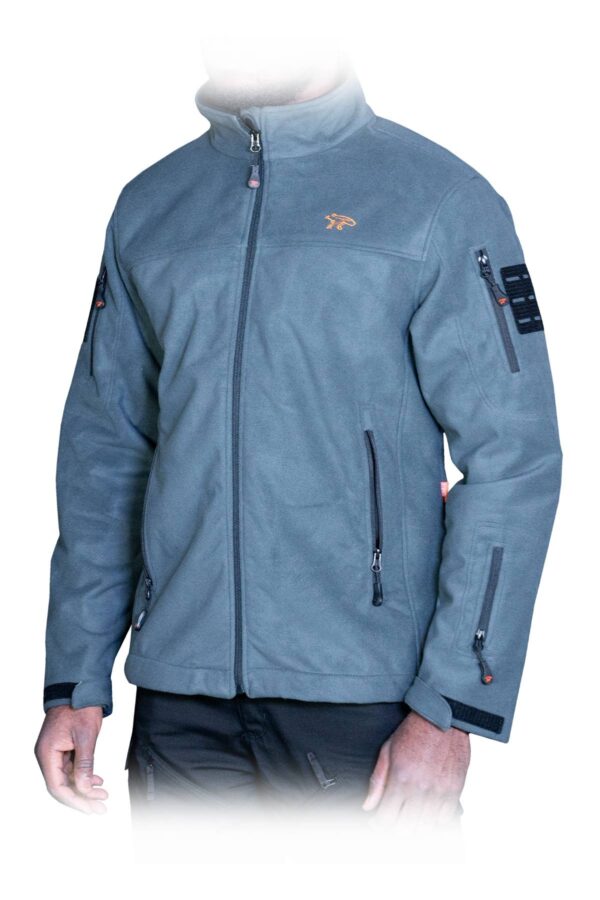 VESTE POLAIRE ATLANTIA GRISE -S – Image 4