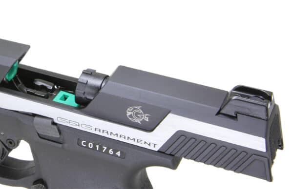 PISTOLET 6MM PIRANHA MK I SILVER – Image 3