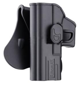 HOLSTER RIGIDE AMOMAX G2 GAUCHER GLOCK NOIR