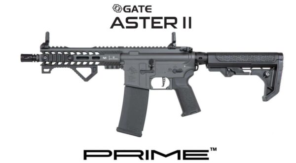 REPLIQUE LONGUE 6MM SA-P17 LIGHT OPS ASTER II GRISE