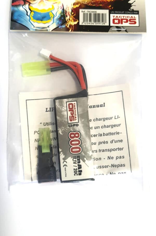 BATTERIE LI-PO 11,1V 800mAh 3*602562P stick – Image 2