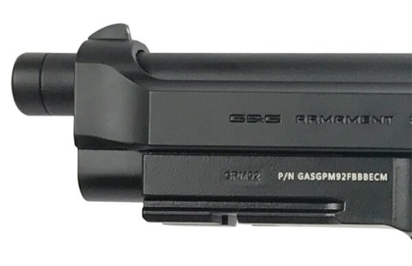 PISTOLET 6MM GPM92 GAZ NOIR – Image 2