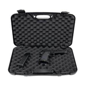 MALLETTE PISTOLET 50X30X8.5 NOIRE CLIPS