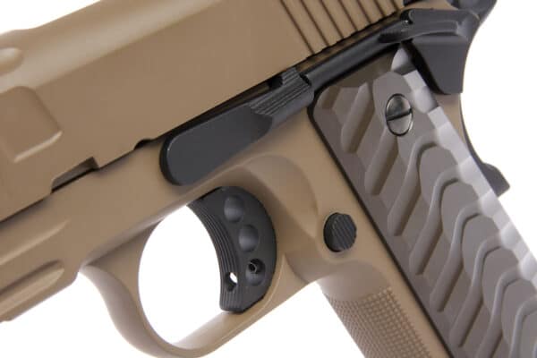 PISTOLET 6MM KP16 COMPENSATEUR CO2 TAN – Image 3