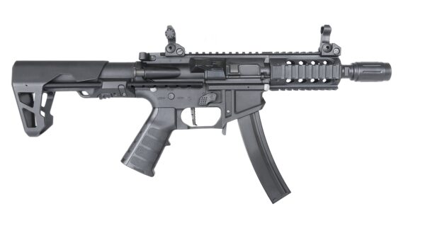 REPLIQUE LONGUE 6MM PDW 9MM SBR SHORTY NOIR – Image 2