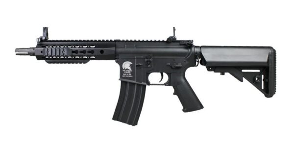 REPLIQUE LONGUE 6MM M4 URX4 KM 8'' CHALLENGER G3 AEG BK