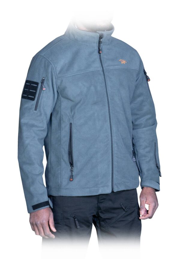 VESTE POLAIRE ATLANTIA GRISE -S – Image 3