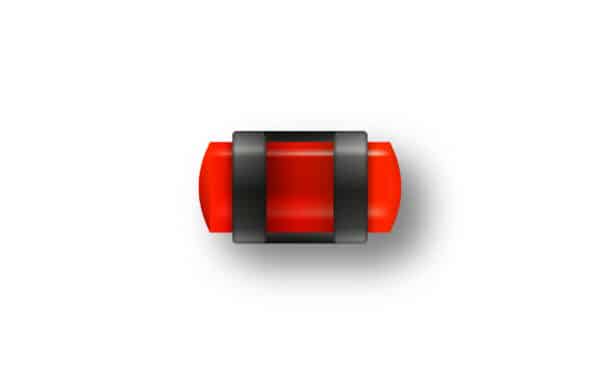 GUIDON FLUO ROUGE AJOURE M2.6 D4 L9