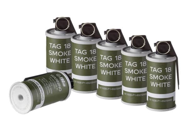 PACK 6 GRENADES TAG 18 FUMI BLANCHES