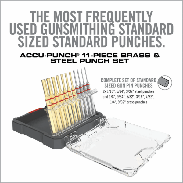 SET STANDARD CHASSE-GOUPILLE 11 PIECES LAITON & ACIER – Image 3
