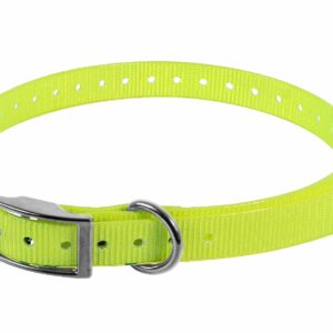 COLLIER BIOTHANE BIOGOLD 450X19X2.6 JAUNE