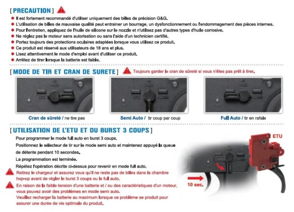 REPLIQUE LONGUE 6MM CM16 PREDATOR – Image 3