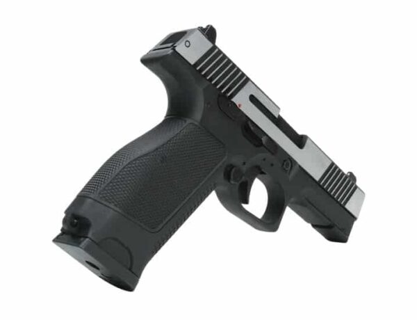 PISTOLET 6MM MKW BLOWBACK METAL NOIR ET CHROME – Image 2