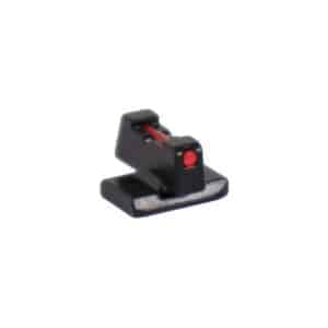 GUIDON FIBRE OPTIQUE ROUGE TP9