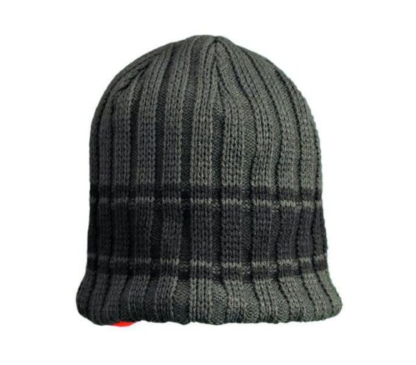 BONNET POLAIRE REVERSIBLE VERT/ORANGE FLUO – Image 2
