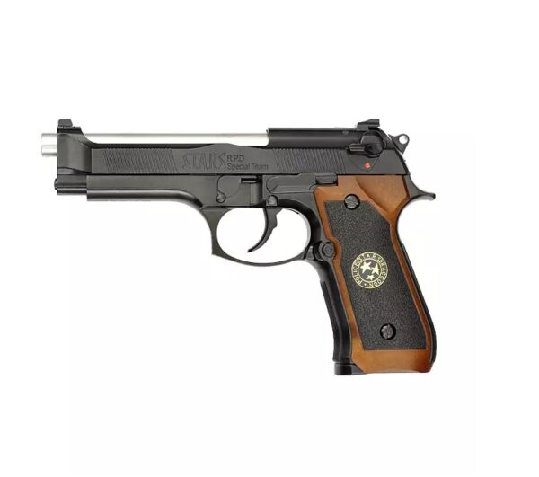 PISTOLET 6MM GAZ BIOHAZARD M92 SEMI NOIR – Image 2