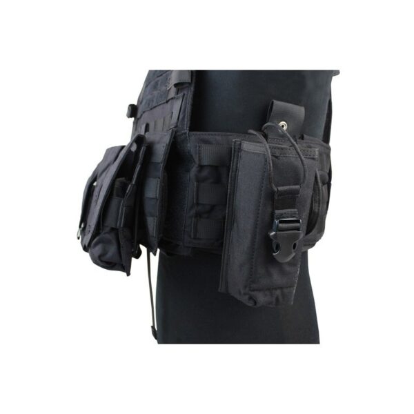 VESTE TACTIQUE 6094 NOIRE – Image 2