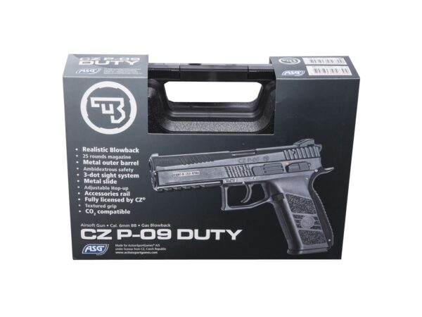 PISTOLET 6MM CZ P09 GAZ DELUXE – Image 2