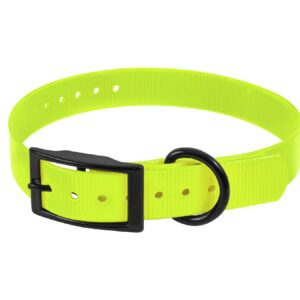 COLLIER BIOTHANE BIOGOLD 600X25X2.6 JAUNE