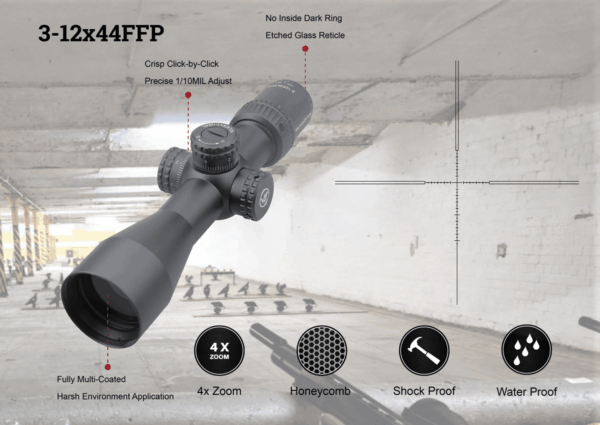 LUNETTE VEYRON 3-12X44 SFP 30MM – Image 2