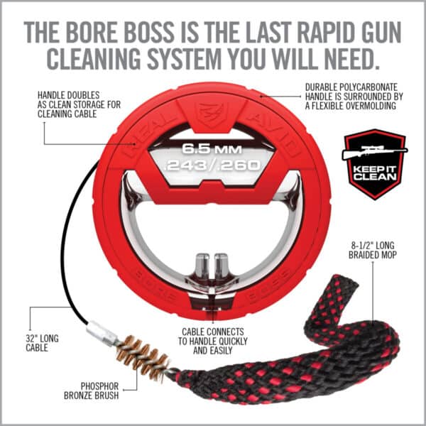 CABLE DE NETTOYAGE BORE BOSS- .243CAL/.260CAL/6.5MM – Image 4