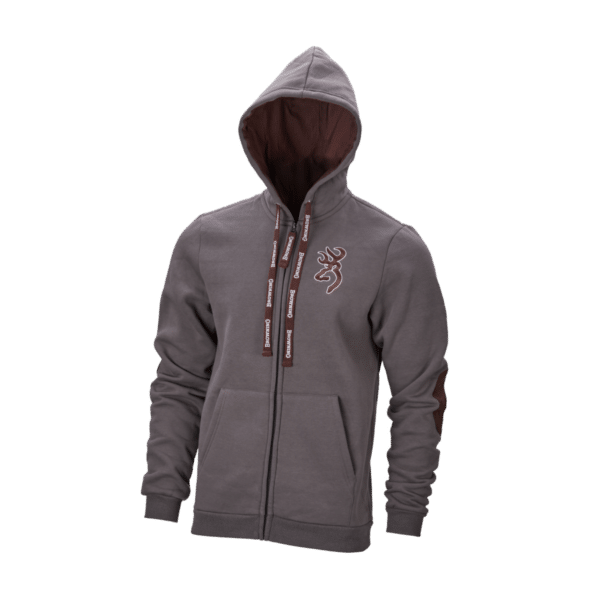 SWEATSHIRT ZIP SNAPSHOT ASHGREY 2XL