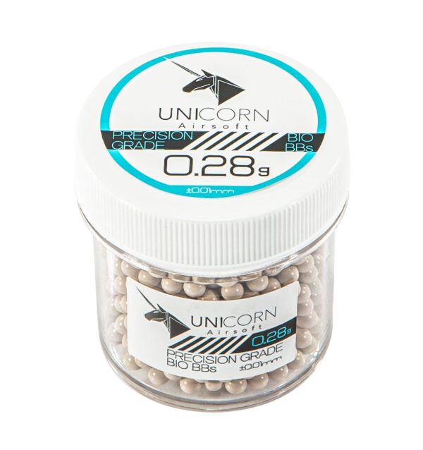 BILLES BIO 0.28G BLANCHES HAUTES PRECISION EN POT 1000PCS