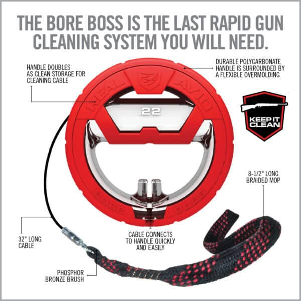 CABLE DE NETTOYAGE BORE BOSS .22CAL – Image 5