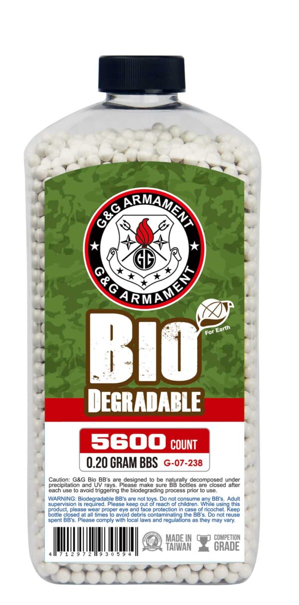 BILLES BIO 0.20G BLANCHES EN BOUTEILLE DE 5600