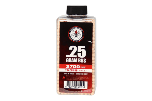 BILLES 0.25G TRACANTES ROUGES EN BOUTEILLE DE 2700 – Image 2
