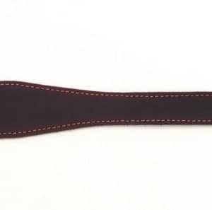 BRETELLE CARABINE CUIR VIEILLI COUSU + ANTIDERAPANT