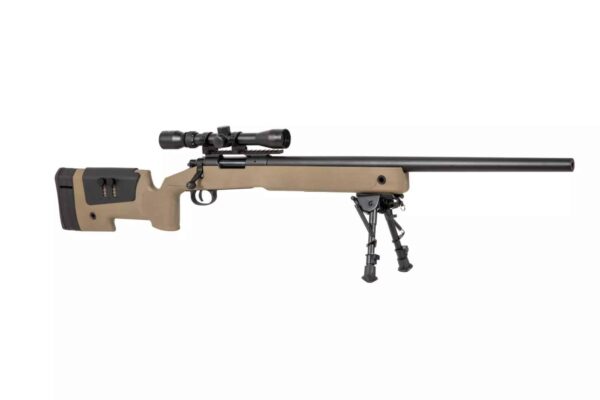 REPLIQUE LONGUE 6MM SA S02 SNIPER TAN – Image 2