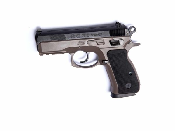 PISTOLET 6MM CZ 75D COMPACT RESSORT BICOLORE
