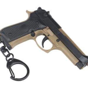 PORTE CLEF 1911 NOIR TAN