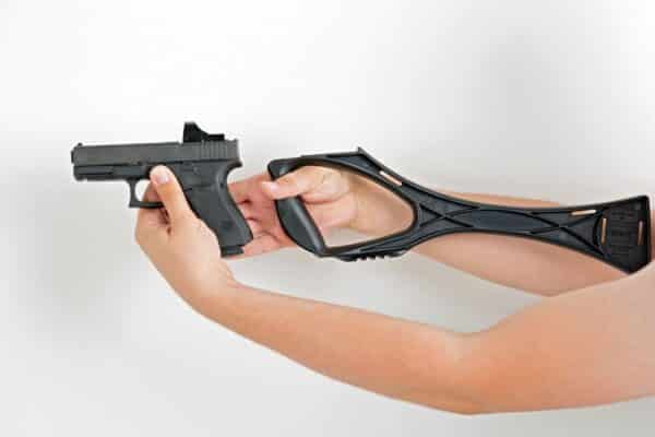 CROSSE TACTIQUE ARMBRACE NOIRE POUR PISTOLET CANIK TP – Image 4