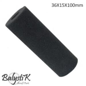 MOUSSE POUR SILENCIEUX 36X15X100MM