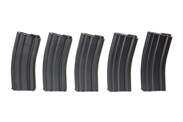 CHARGEUR AEG 120 CPS M4 METAL NOIR PACK DE 5