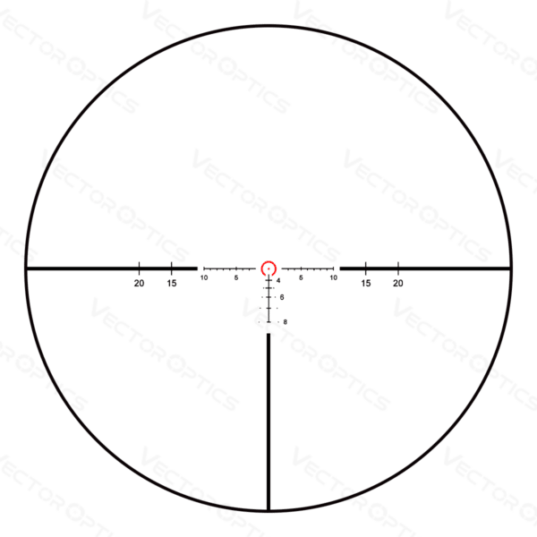 LUNETTE CONTINENTAL X6 1-6X24 SFP RET TACTICAL BDC – Image 2