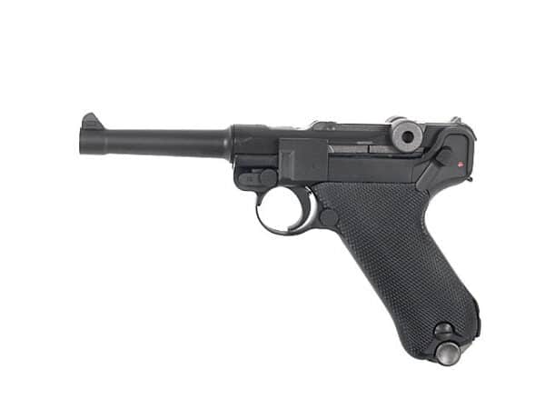 PISTOLET 6MM GAZ P08 4" NOIR – Image 2