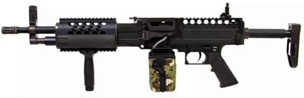 REPLIQUE LONGUE 6MM LMG NOIRE