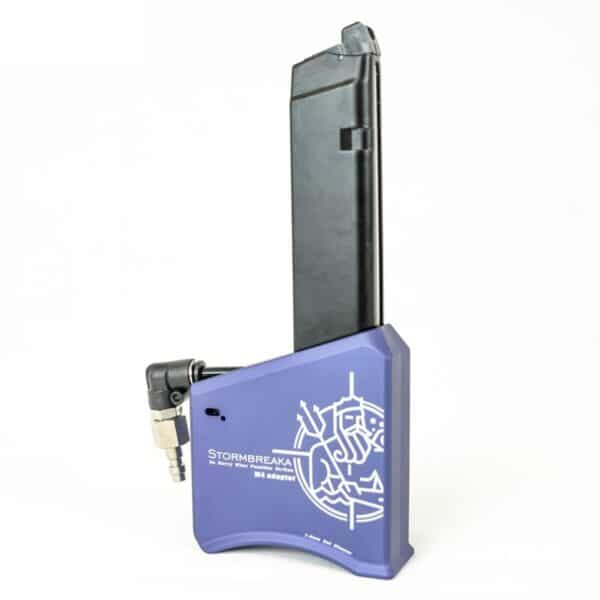 ADAPTATEUR HPA GBB CHARGEUR M4 BLEU