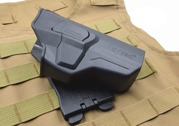 SYSTEME D'ATTACHE TYPE MOLLE NOIR – Image 2