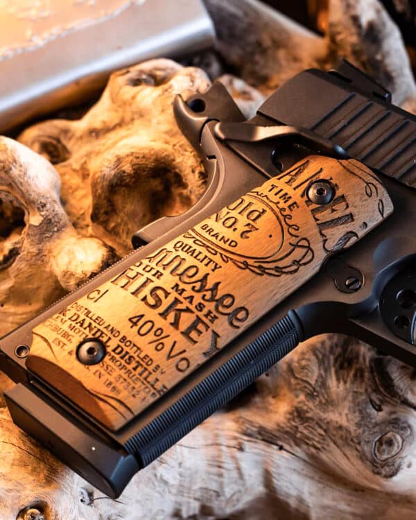 PLAQUETTES BOIS PT1911 JACK DANIEL'S – Image 2