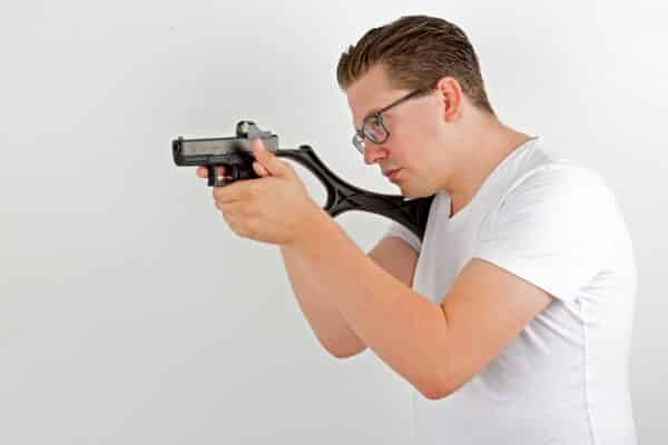 CROSSE TACTIQUE ARMBRACE NOIRE POUR PISTOLET CANIK TP – Image 5