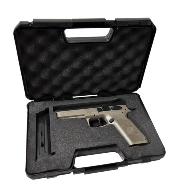 PISTOLET 6MM CZ P09 GAZ BLOWBACK TAN/NOIR – Image 2