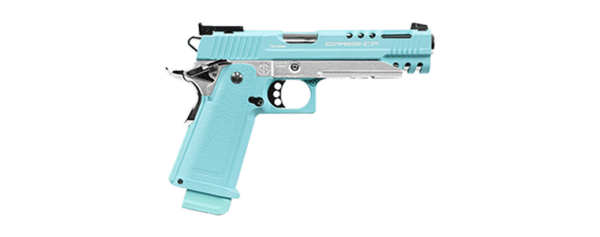 PISTOLET 6MM GPM1911 MACARON BLUE GAZ