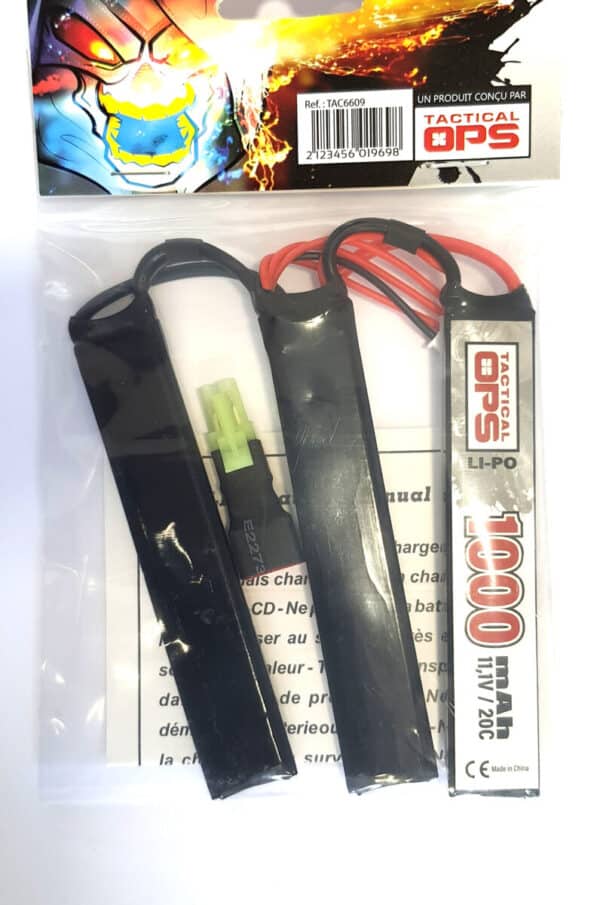 BATTERIE LI-PO 11,1V 1000mAh3*5520100P triple – Image 2