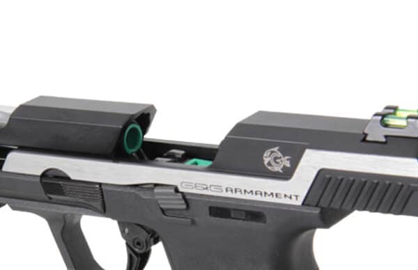 PISTOLET 6MM PIRANHA SL SILVER – Image 5