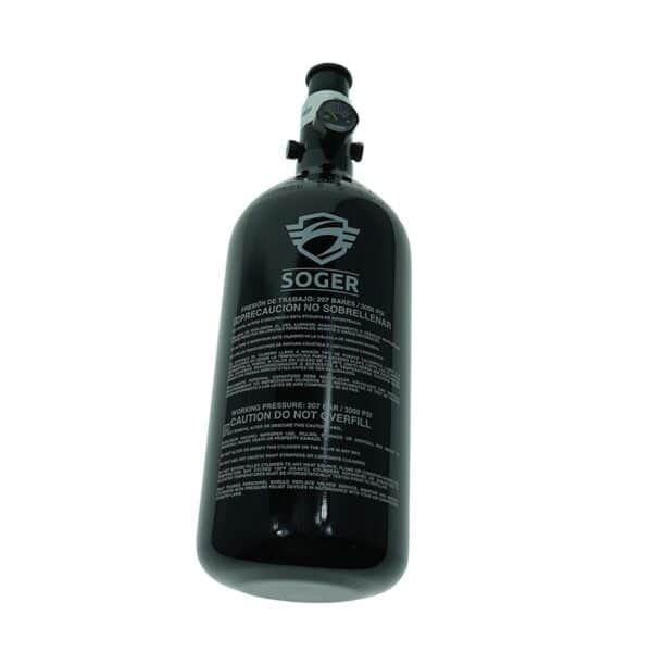 BOUTEILLE AVEC PRESET HPA 0.8L ALU 3000 PSI